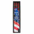 Defenseguard Red Dominator Curved Pry Bar - 3 Piece DE3586112